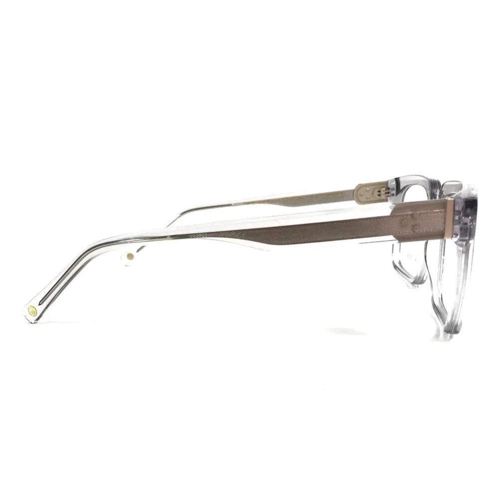 Erkers Eyeglasses Frames SPANISH LAKE Smoke Crystal Square Full Rim 55-22-155